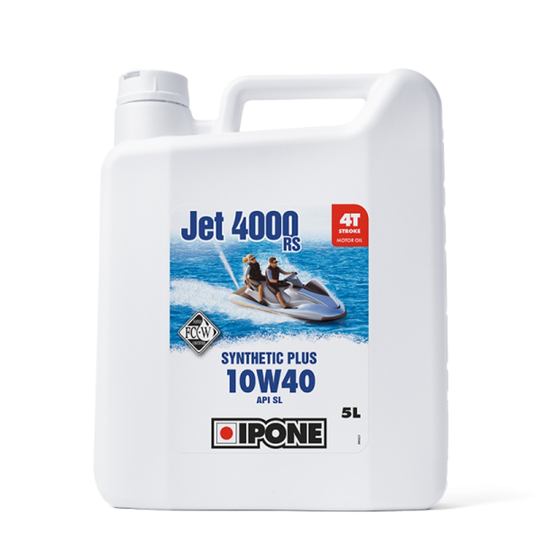Моторна олива Ipone Jet 4000 RS 10W40 4T напівсинтетична 5L водні скутери (AKC) (4)