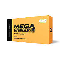 Креатин для спорта пищевая добавка Mega Creatine Monohydrate 1320 (120 caps), Scitec Nutrition Bomba