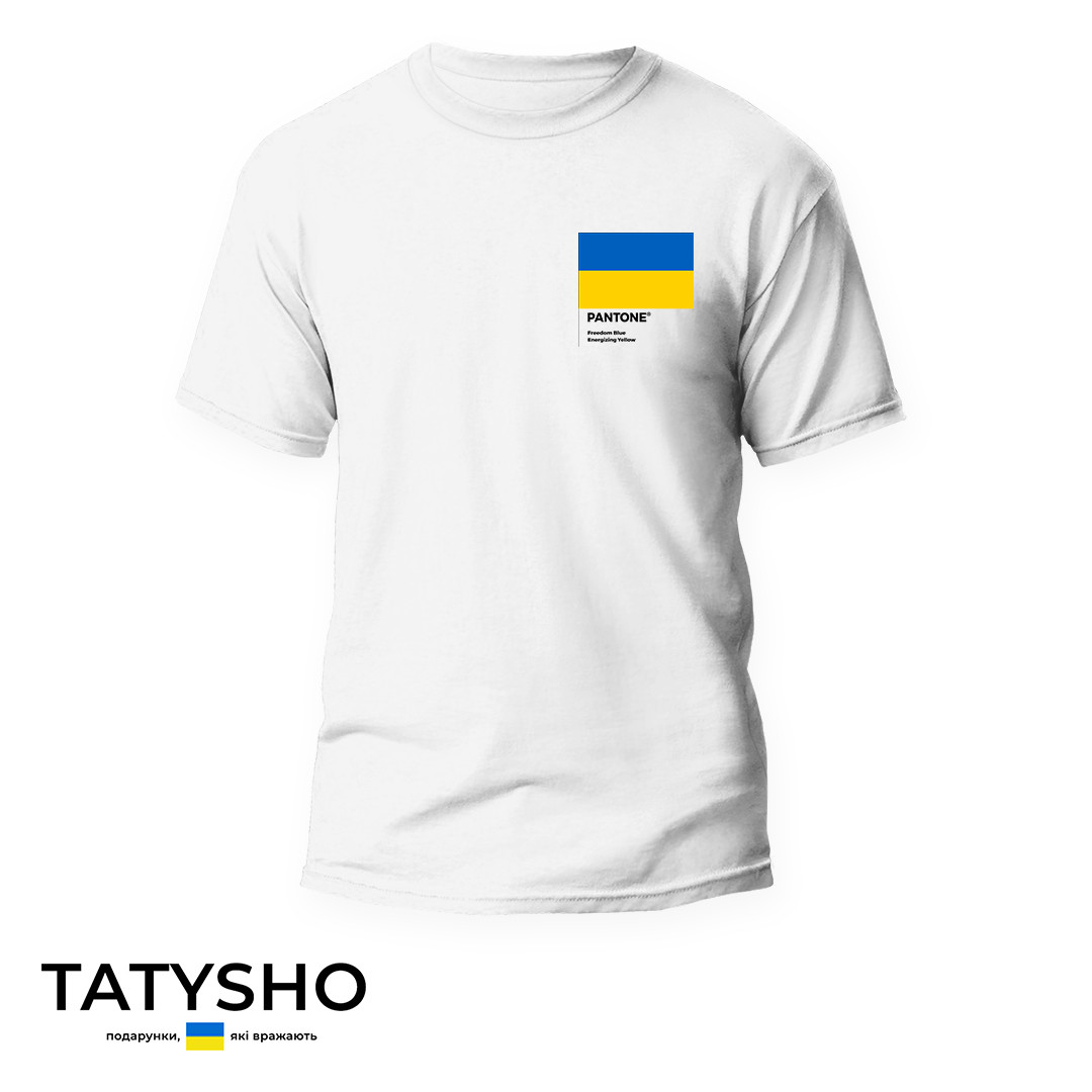 Футболка з принтом "Pantone'' (МАЛ), ПРЕМІУМ