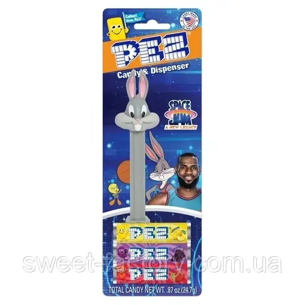PEZ Space Jum Bugs Bunny Бакс Банні 3s 24g