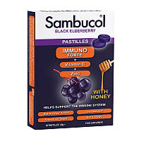 Спортивная пищевая добавка для иммунной системы Immuno Forte Pastilles (20 pastilles), Sambucol Bomba