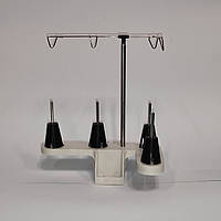 Підставка - тримач YOKE на 4 котушки ниток для швейних машин та оверлоків (пластик+метал) (6409)