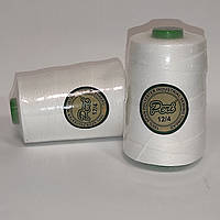 Нитки мешкозашивочные Peri 100% крученный полиэстер, 12/4, длина 950м белые (6525)
