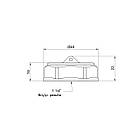 Заглушка (пробка) SANDIPLUS латунь внутрішня 1 1/4" SD40232, фото 2