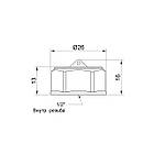 Заглушка (пробка) SANDIPLUS латунь внутрішня 1/2" SD40215, фото 2