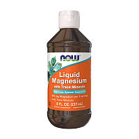 Жидкий магний добавка для спорта Liquid Magnesium (237 ml), NOW Bomba