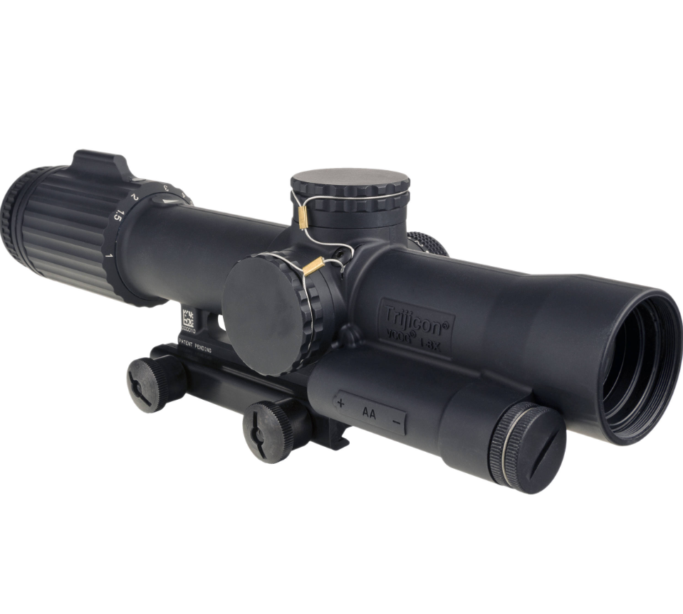 Приціл оптичний Trijicon VCOG 1-8x28 Red MRAD Crosshair FFP, Колір: Black, (VC18-C-2400012), фото 1