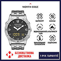 (ОРИГИНАЛ) North Edge Snow Leopard 5 BAR, Тактические часы с компасом, водонепроницаемые часы