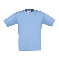 Детская футболка B&C Exact 150 голубая - sky blue