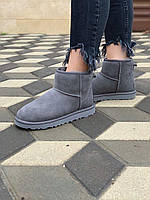 UGG Mini Bailey Bow 2 Grey 2 кроссовки и кеды высокое качество высокое качество Размер 37