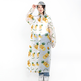Плащ - дощовик для дорослих або підлітків "Ананас" Зріст 170 см (14098)
