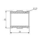 Муфта SANDI FORTE латунь вн-вн 1/2" SF356H15, фото 2