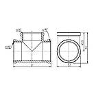 Трійник SANDI FORTE латунь вн-вн-вн 1 1/2" SF36140, фото 2