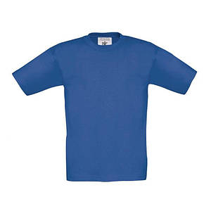 Дитяча футболка B&C Exact 150 синя - royal blue