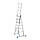 Драбина-стремянка алюмінієва трисекційна 3х7 (3.93 м), фото 2