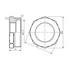 Футорка SANDI FORTE латунь вн-зв 2"x1 1/4" SF3745032, фото 2