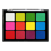 Палитра теней VISEART Eyeshadow palette Editorial Bright 08, полноразмер 24 г