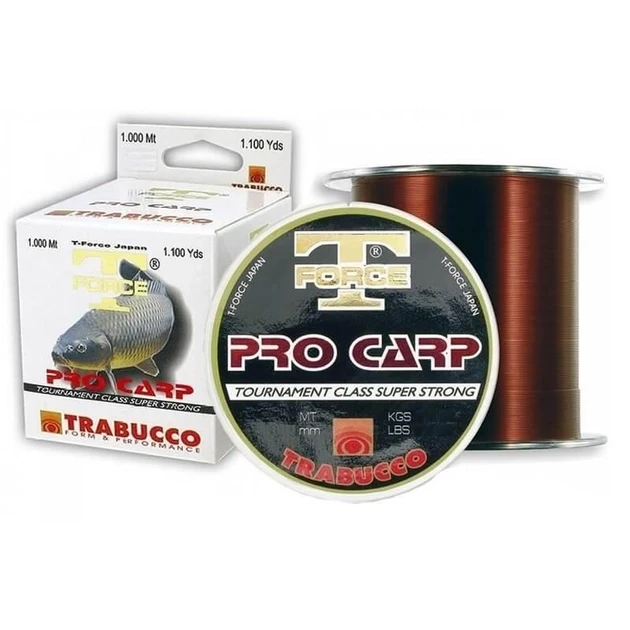Волосінь Trabucco T-Force Pro-Carp 1000 м 0.255мм 8.36кг (колір: коричневий), фото 1