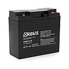 Акумуляторна батарея ORBUS  ORB1218 AGM 12V 18 Ah  (180 x76x167) 5 kg Q4/192