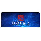 Килимок 300*700 тканинний DOTA2, товщина 2 мм, колір Blue-Red, OEM