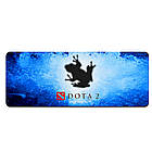 Килимок 300*700 тканинний DOTA2 "Frog", товщина 2 мм, колір Blue, OEM