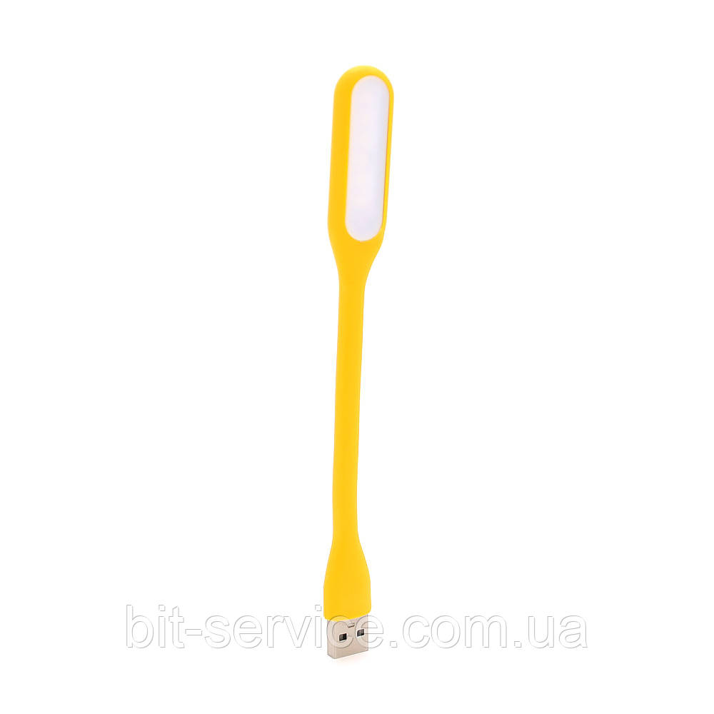 Ліхтарик гнучкий LED USB, Yellow, OEM