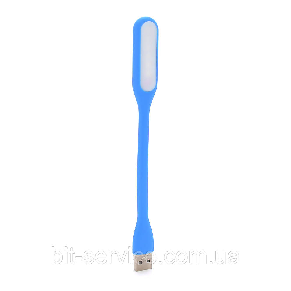 Ліхтарик гнучкий LED USB, Blue, OEM