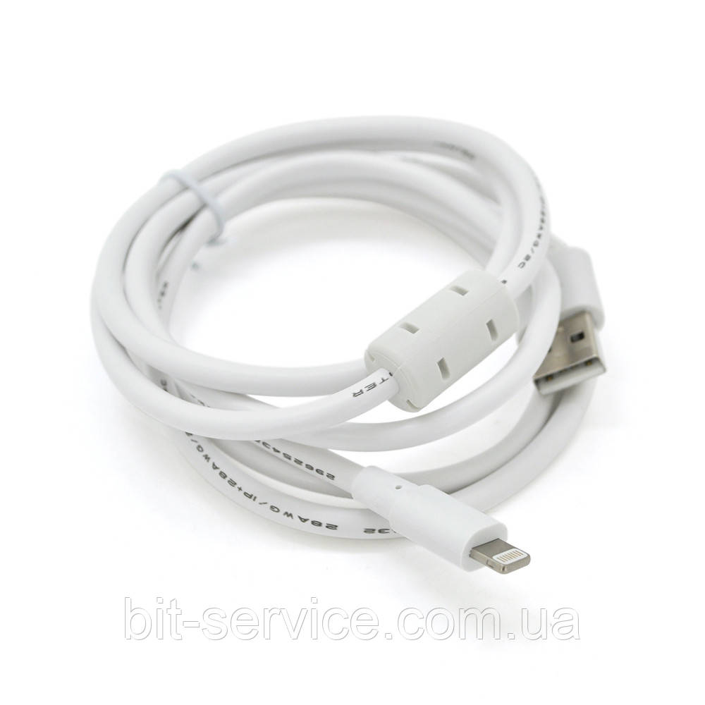 Кабель HIGH SPEED USB з ФІЛЬТРОМ для Iphone 5/5s/5C — Ipad 4, 1.5M BOX