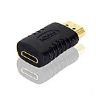 Перехідник mini HDMI (мама) -HDMI (тато)