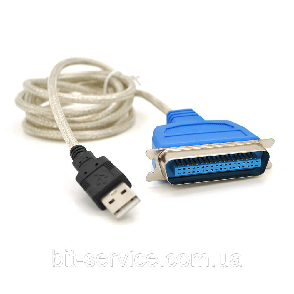 Кабель / перехідник USB> LPT Bitronix, 1.5m, Blister