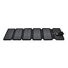 Solar panel 5 Foldings, built-in microUSB cable, Output: 5 /1,2 А(USB), plastic, Black, Corton box