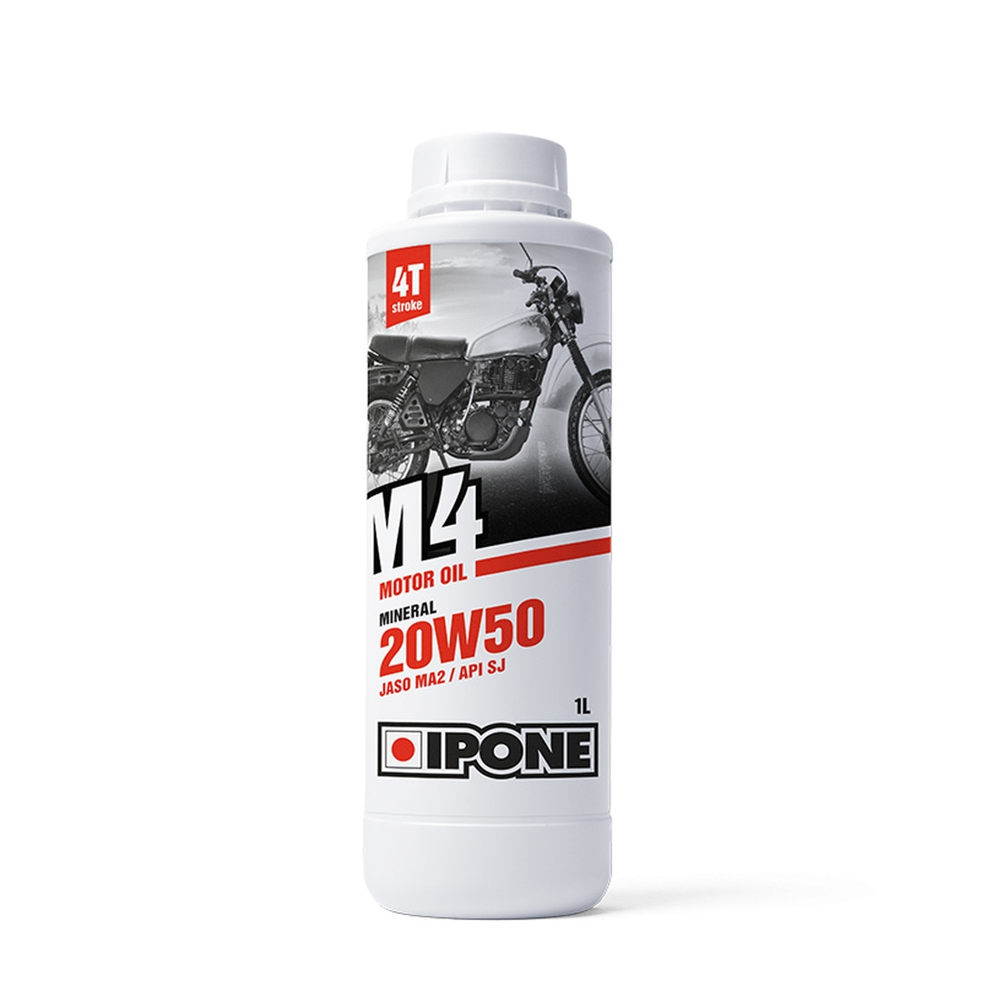 Моторна олива Ipone M4 20W50 мініральна 1L (Jaso MA2, API SJ) (AKC) (15)