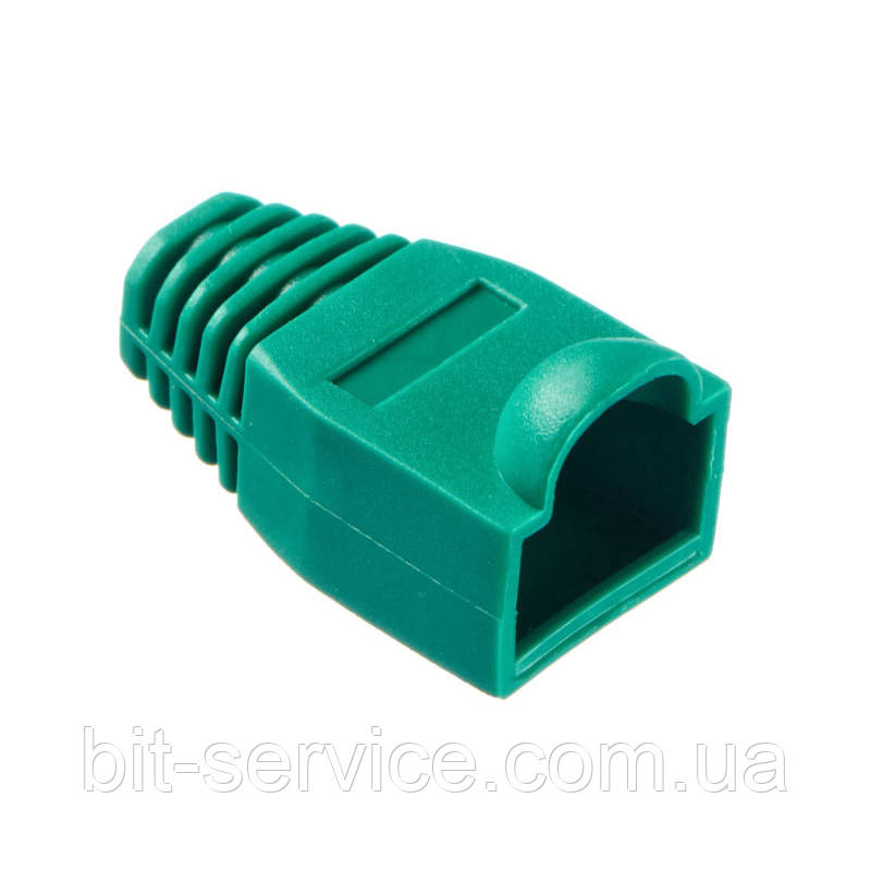 Ковпачок ізолюючий Merlion RJ-45 Green (100 шт / уп.)