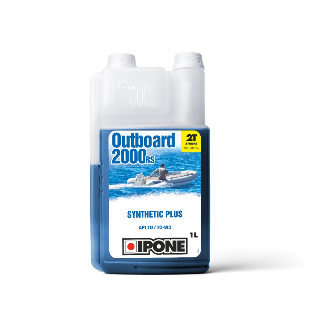 Моторна олива Ipone Outboard 2000 RS 2T напівсинтетична 1L для підвісних моторів (AKC) (15)