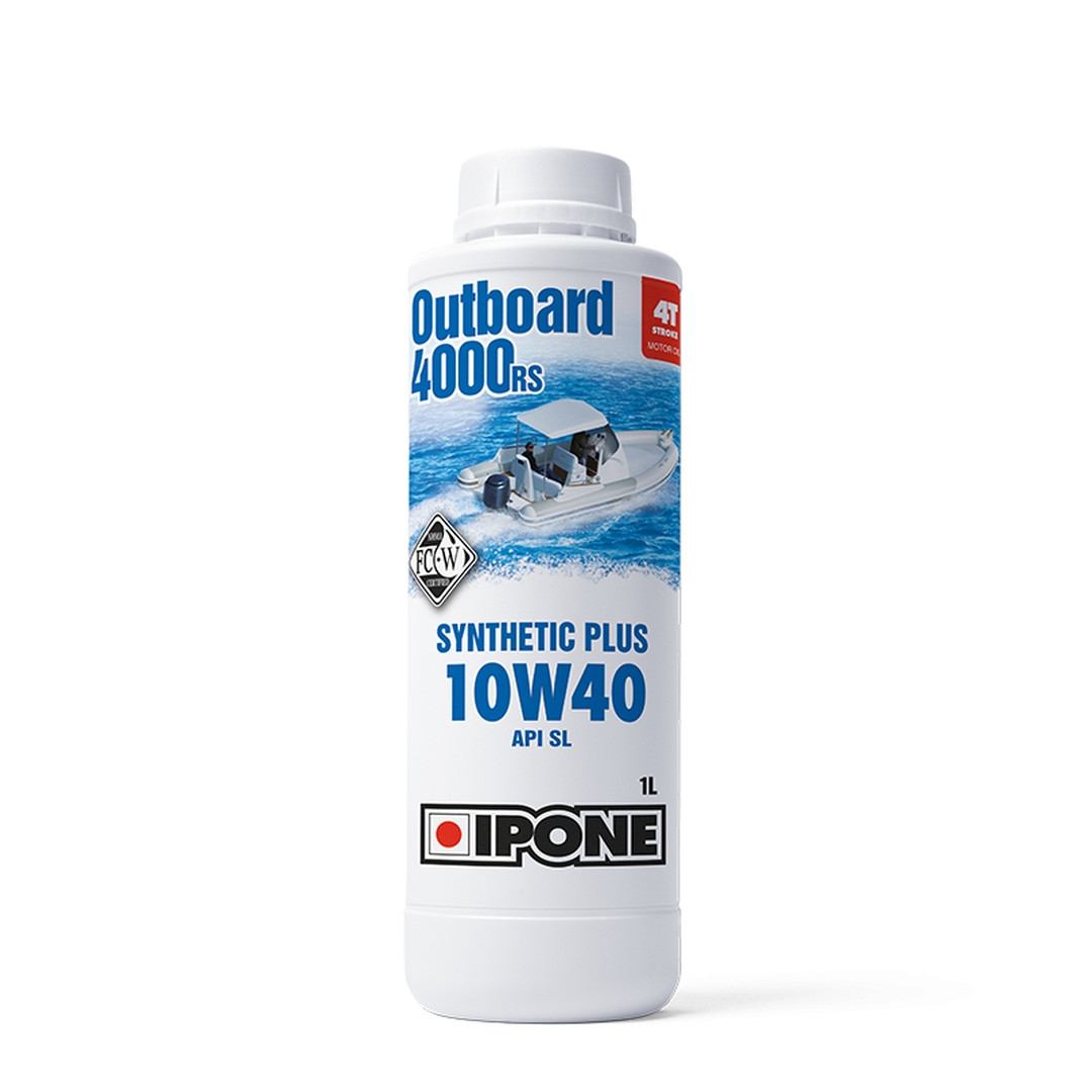 Моторна олива Ipone Outboard 4000 RS 10W40 4T напівсинтетична 1L для підвісних моторів (AKC) (15)