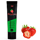 Оральний лубрикант зі смаком і ароматом полуниці "Strawberry Lubrificant" від Intt 100 мл.
