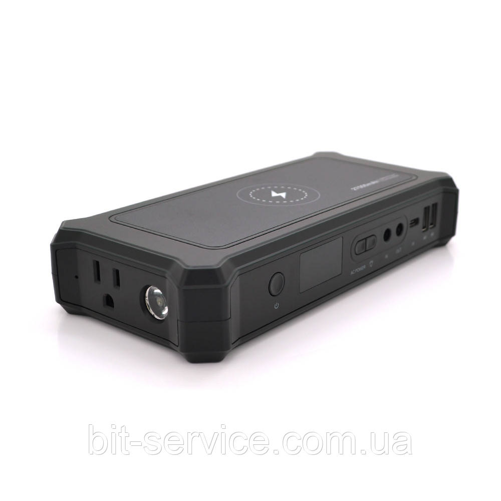 Портативний PowerBank потужністю 100W, 27000mAh (99.9Wh), 2xUSB-A Output: 5V/3.5A, DC Output: 12V/10A,