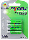 Акумулятор PKCELL 1.2V AAA 600mAh NiMH Already Charged, 4 штуки в блістері ціна за блістер, Q12