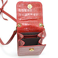Кожаная красная женская сумка-чехол панч REP3-2122-4lx TARWA высокое качество