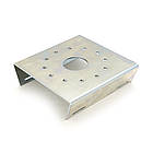 Кронштейн металевий універсальний КК01 (одинарний) для кріплення камери відеоспостереження або прожекторів