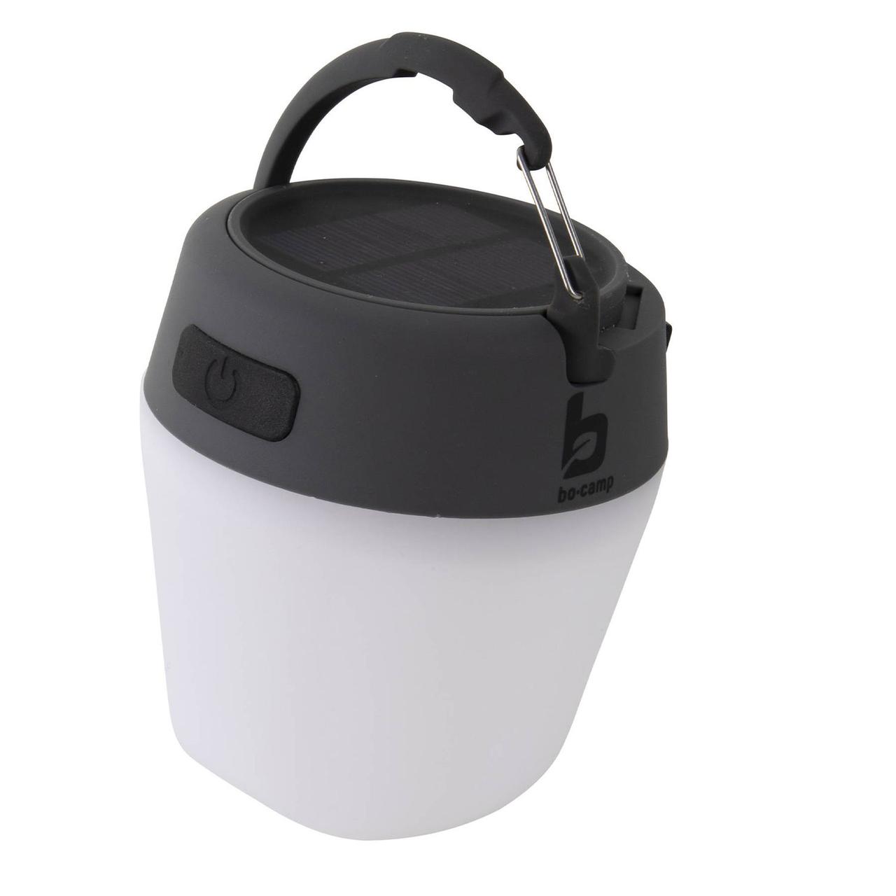 Підвісний ліхтар-зарядка Bo-Camp Wega Powerbank Solar 180 Lumen (White/Grey/Black)