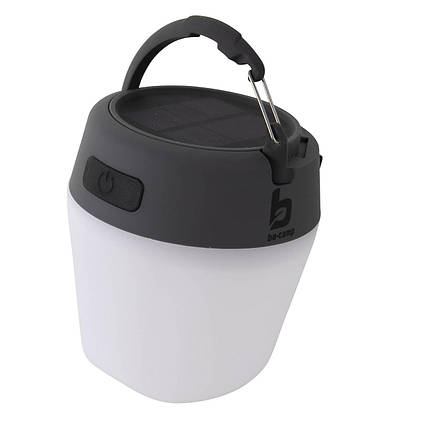 Підвісний ліхтар-зарядка Bo-Camp Wega Powerbank Solar 180 Lumen (White/Grey/Black), фото 1