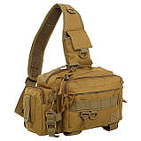 Сумка-слінг тактична однолямкова SILVER KNIGHT TY-184 (30х16х8 см) 4 л, фото 2
