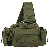 Сумка-слінг тактична однолямкова SILVER KNIGHT TY-184 (30х16х8 см) 4 л, фото 4