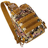 Сумка-слінг тактична однолямкова SILVER KNIGHT TY-8033 (30х22х10 см) 7 л, фото 6