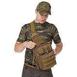 Сумка-слінг тактична однолямкова SILVER KNIGHT TY-8033 (30х22х10 см) 7 л, фото 10