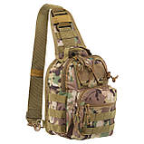 Сумка-слінг тактична однолямкова SILVER KNIGHT ZK-5506 (29х20х11 см) 6 л, фото 2