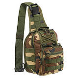 Сумка-слінг тактична однолямкова SILVER KNIGHT ZK-5506 (29х20х11 см) 6 л, фото 5