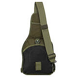 Сумка-слінг тактична однолямкова SILVER KNIGHT ZK-5506 (29х20х11 см) 6 л, фото 8