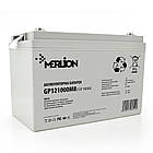Акумуляторна батарея MERLION AGM GP121000M8 12 V 100 Ah ( 329 x 172 x 218 ) White Q1